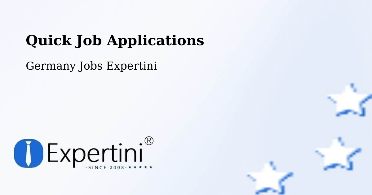Quick Apply Feature – Iserlohn - Germany Jobs Expertini