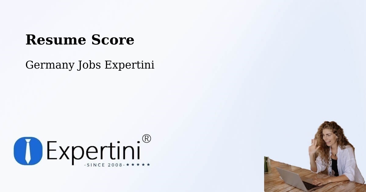 Resume Score & Job Description Match Tool – Iserlohn - Germany Jobs Expertini